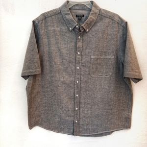 George Men's Short Sleeve Shirt XXL Gray